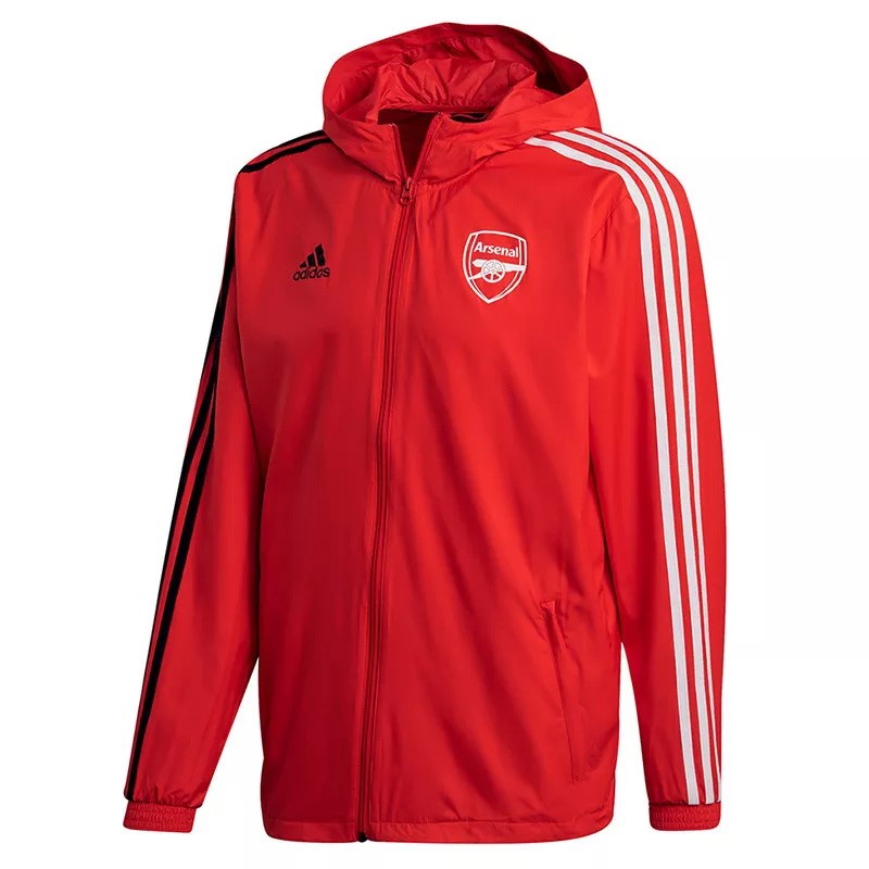 Giacca Calcio a vento Arsenal 20/21 Rosso